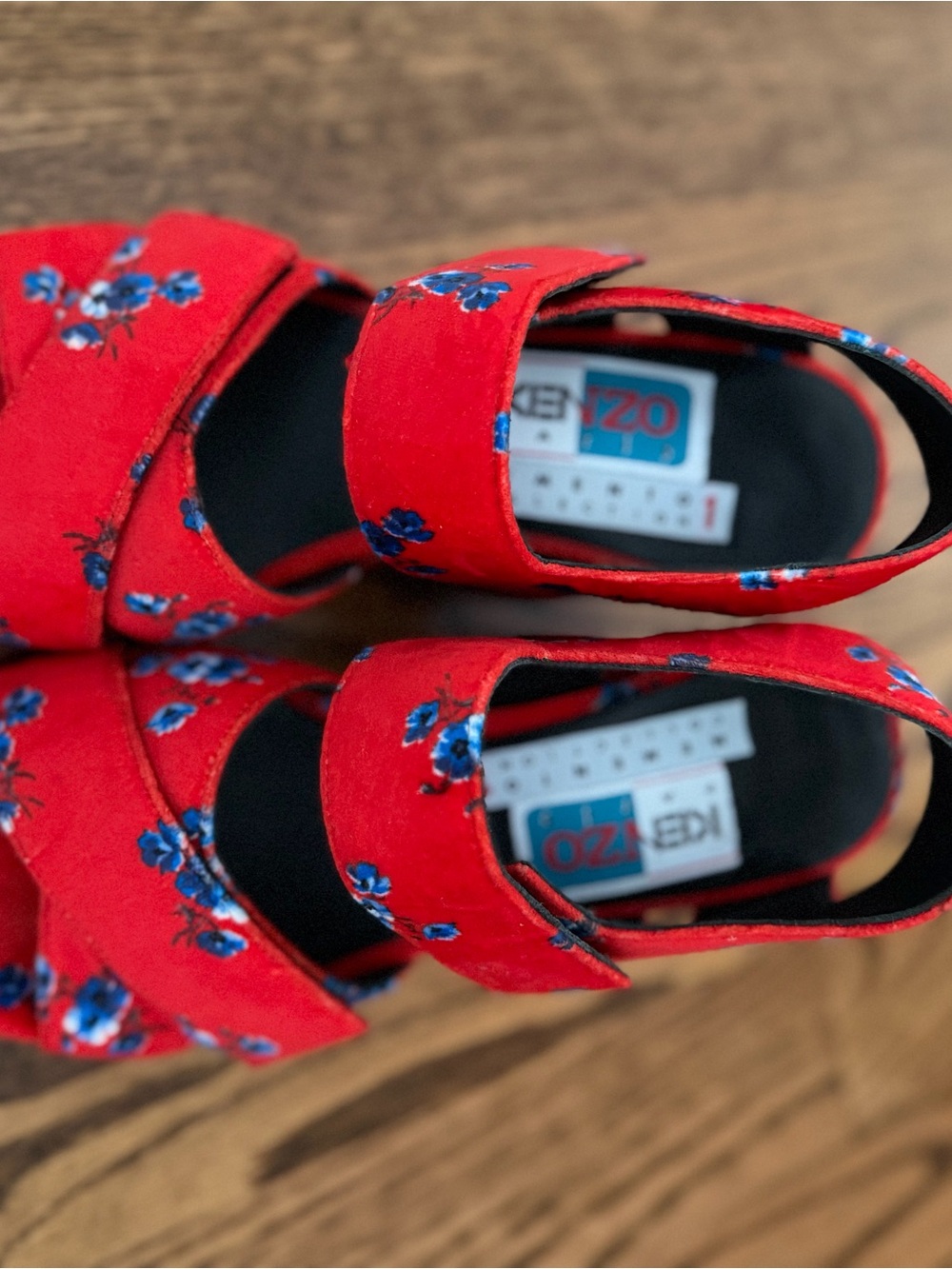 NEW Kenzo Memento Collection 1 chunky block-heel sandals, Sz 38 - Picture 2 of 5